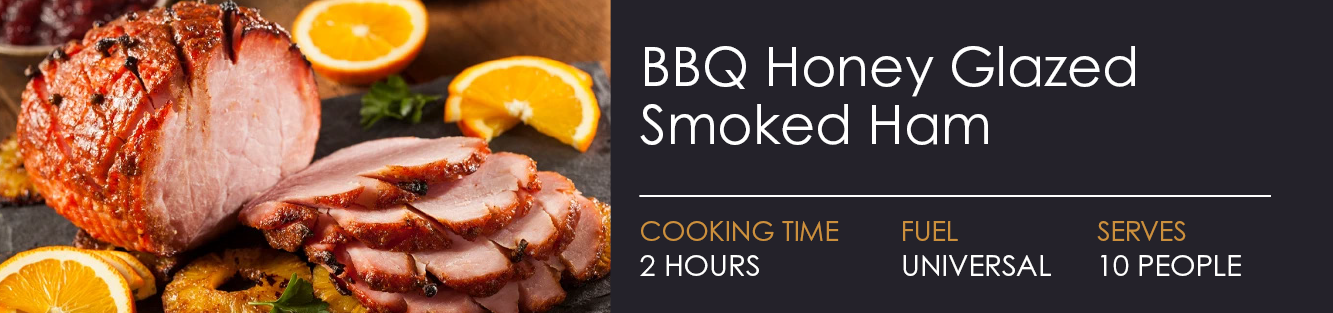 BBQ Honey Glazed Smoked Ham Recipe